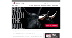 Desktop Screenshot of meritor.com