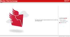 Desktop Screenshot of largefiletransfer.meritor.com